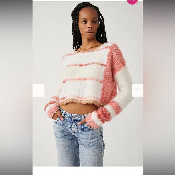 Free people Emerson Fuzzy Pullover - Picture 1 of 14